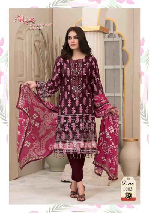 Keval Fab Alija B Bandhani Special 1003 Price - 435