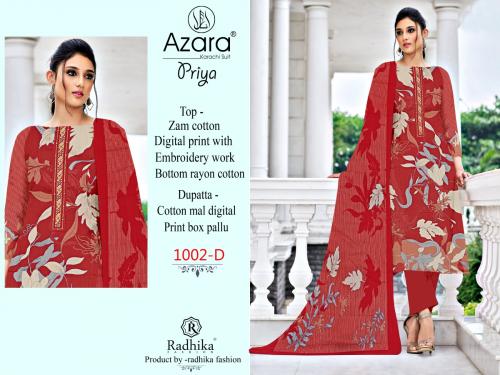 RADHIKA FASHION PRIYA 1002-D Price - 675