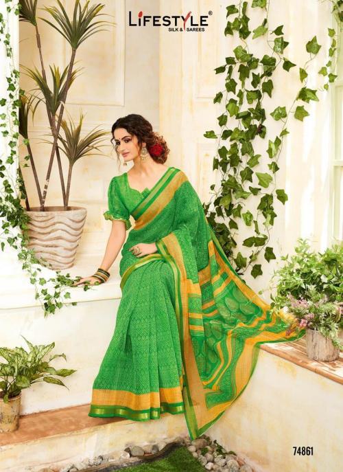Lifestyle Saree Sarla Cotton 74861 Price - 570