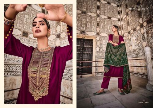 Mumtaz Arts Tarruf Velvet Nx 3005 Price - 1425