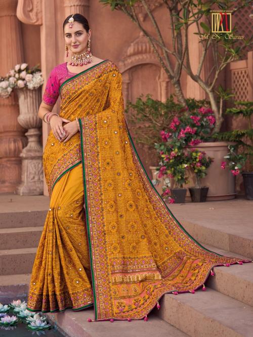 MN Saree Kachhi Work 6206-C Price - 8199