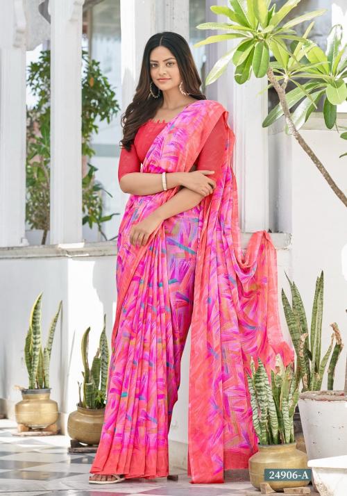 Ruchi Saree Star Chiffon 122nd Edition 24906-A Price - 617
