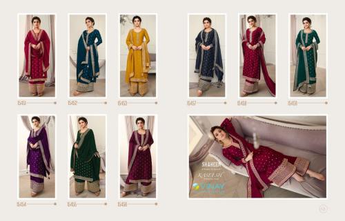 Vinay Fashion Kaseesh Shaheen 15451-15459 Price - 17100