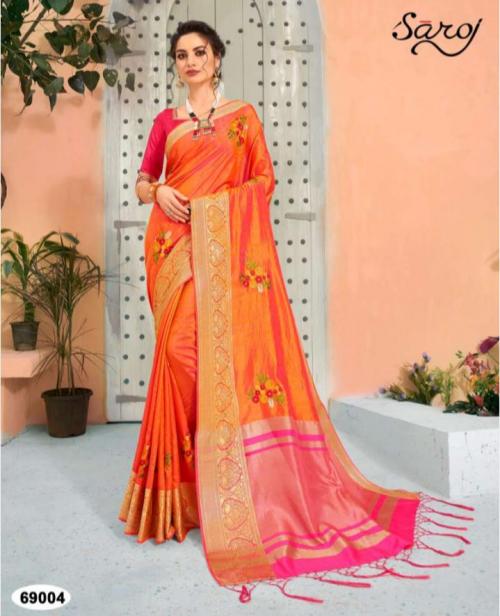 Saroj Saree Shamiyana Silk 69004 Price - 1445