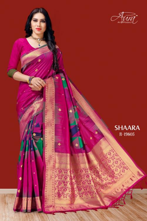 Aura Saree Shaara Silk 19805  Price - 1175