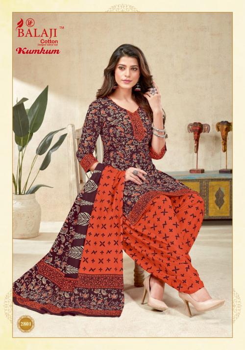 Balaji Cotton Kumkum Vol-28 2801-2820 Series 