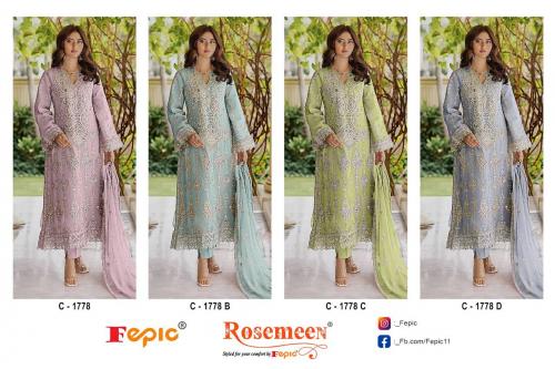 FEPIC ROSEMEEN C-1778-A TO C-1778-D Price - 5796