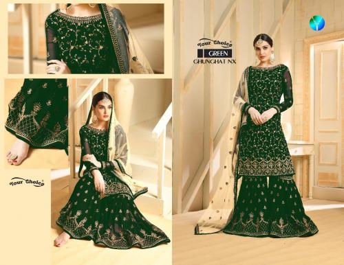 Your Choice Ghunghat NX 3103 Green