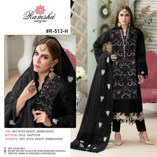 Ramsha Suit R-513-H Price - 1550