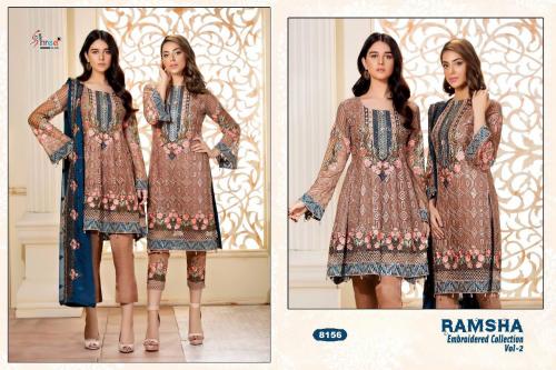 Shree Fabs Ramsha Embroidered Collection 8156