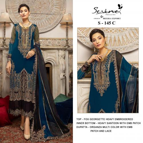 Serine Pakistani Suit S-145-C Price - 1499