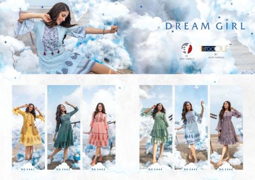 Anju Fabric Dream Girl 2441-2446 Price - 6870