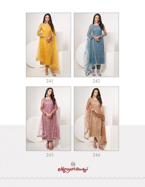 Narayani Fashion House Zehra Vol-6 241-244 Price - 7800