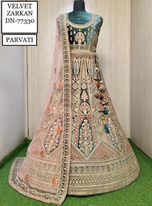 Parvati Designer Lehenga 77330 Price - 17195