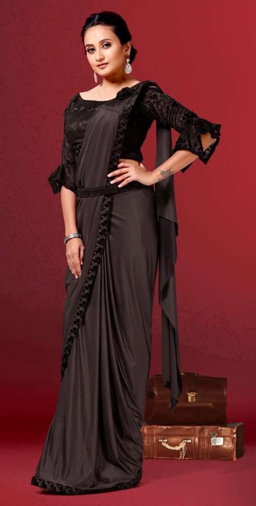 Aamoha Trendz Ready To Wear Designer Saree 1015735-F Price - 1525