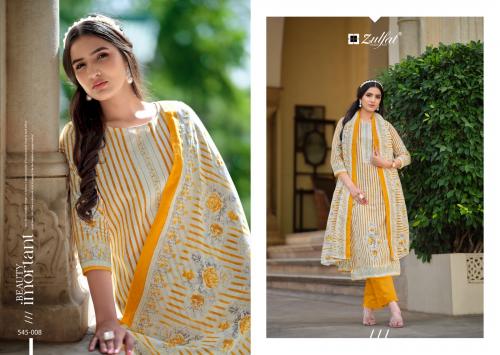 ZULFAT DESIGNER FARHANA VOL-5 545-008 Price - 475
