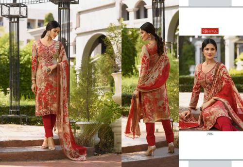 Vishwam Fabrics Espresso 7055 Price - 805