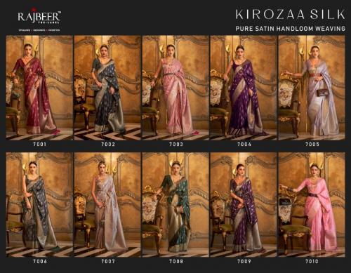 Rajbeer Kirozaa Silk 7001-7010 Price - 23950
