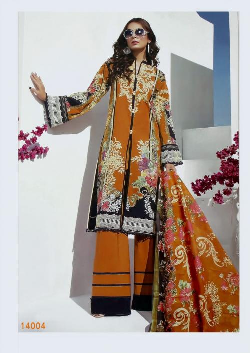 Apana Cotton Suit Aaliya Karachi Cotton 14004 Price - 449