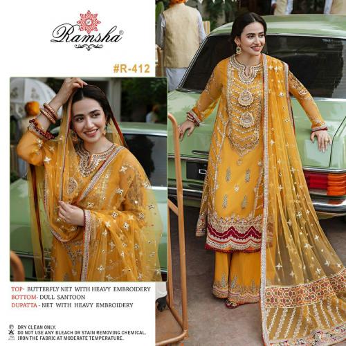 Ramsha R-549 Georgget Single pc Dress Material Mumbai Wholesaler