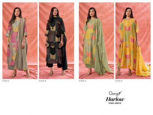 Ganga Harlow S-1842 Colors  Price - 7960