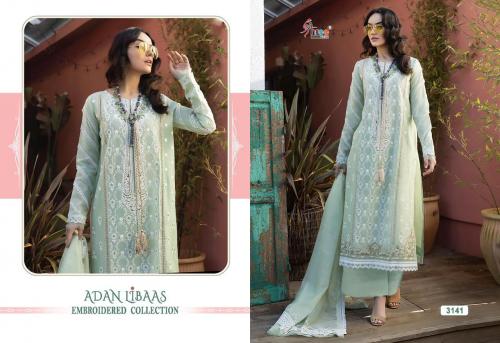 Shree Fab Adan Libaas Embroidered Collection 3141 Price - 1049