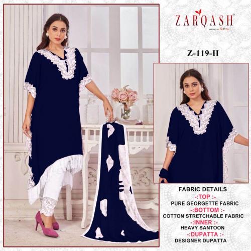 Zarqash Ready Made Collection Z-119-H Price - 1399