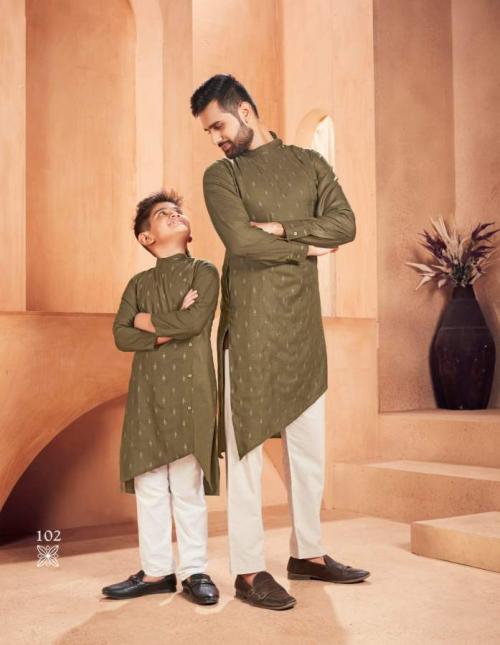 Banwery Fashion Father Son 102 Price - Combo Rate :-1049 , Father :-649, Son :-549