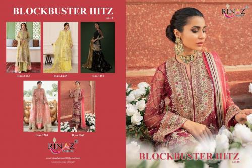 Rinaz Fashion Block Buster Hitz 1243-1269 Price - 6875