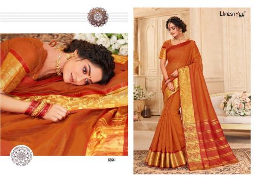 Lifestyle Saree Khadi Silk Vol 22 63641 63646 Series