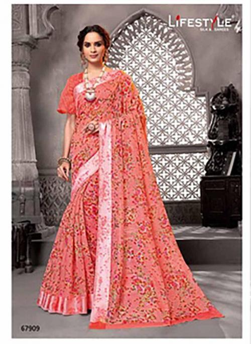 Lifestyle Saree Pravina Cotton 67909 Price - 606
