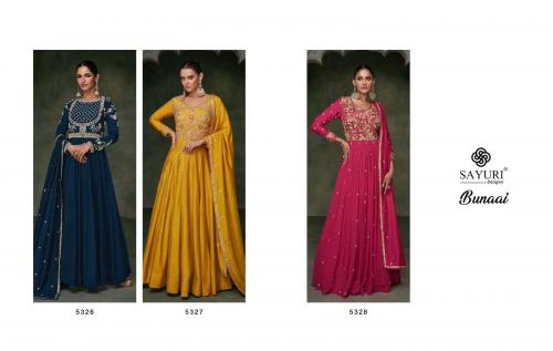 Sayuri Designer Bunaai 5326-5328 Price - 7497