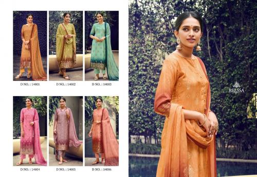 Relssa Fabrics Kavya 14001-14006 Price - 14670