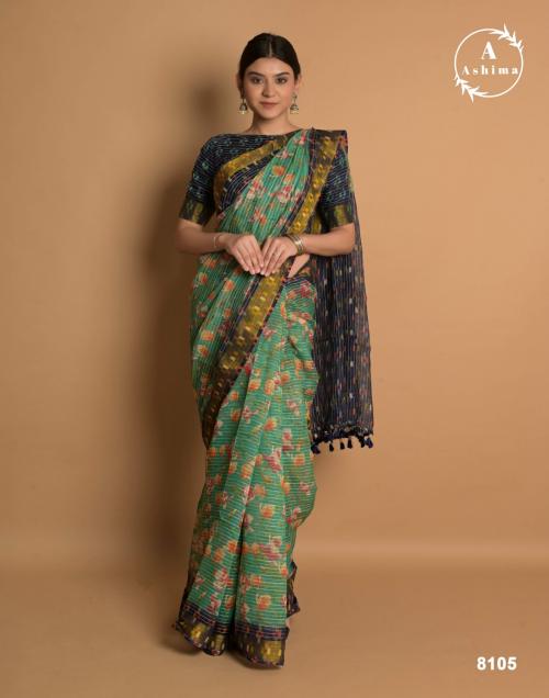Ashima Saree Kaatha Cotton 8105 Price - 690