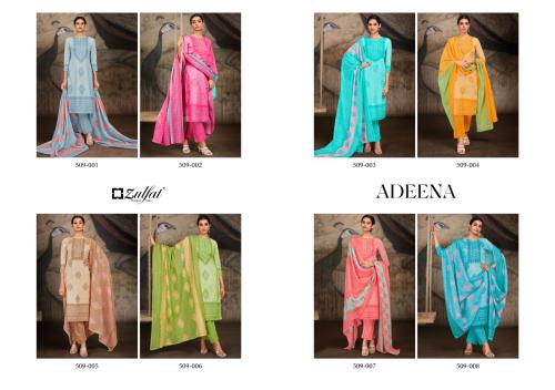 Zulfat Designer Adeena 509-001 to 509-008 Price - 3920
