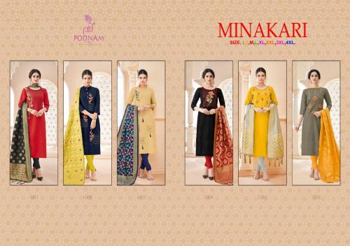 Poonam Designer Minakari 1001-1006 Price - 3450