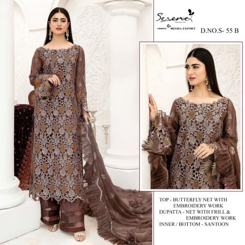 Serene Pakistani Suit S-55-B Price - 1230