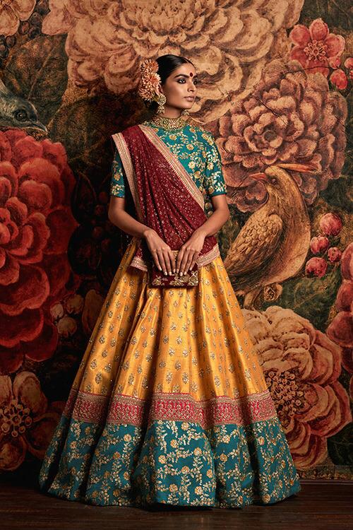 Buy Royal Wedding Lehenga Choli With Embroidery Work Wholesale Collection  2023 - Eclothing