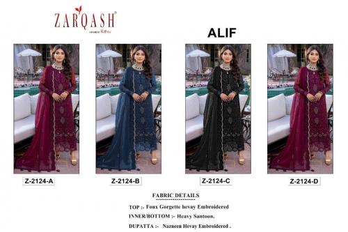 Zarqash Alif Z-2124 Colors  Price - 5320