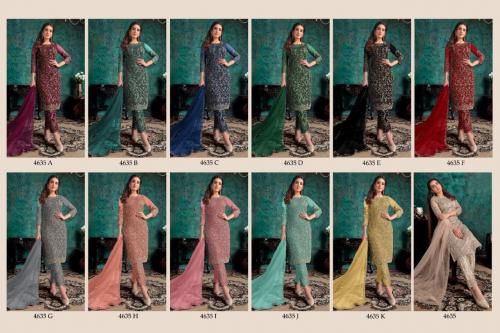 Vipul Fashion Glitz 4635 Colors  Price - 18600