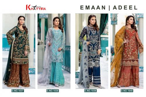 Khayyira Suits Emaan Adeel 1037-1040 Price - 5396
