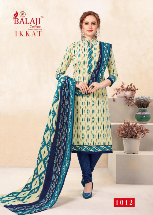 Balaji Cotton Ikkat 1012