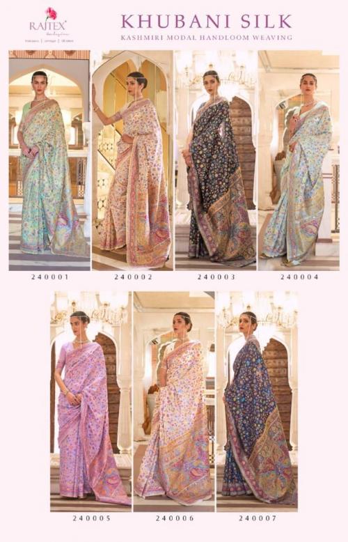 Raj Tex Khubrani Silk 240001-240007 Price - 15365