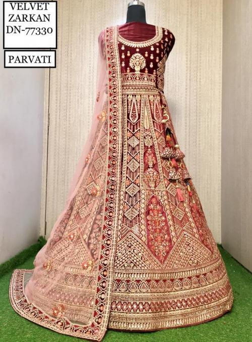 Parvati Designer Lehenga 77330-A Price - 17195