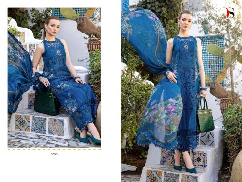 DEEPSY SUITS MARIA.B VOYAGE LAWN - 24 6055 Price - CHIFFON DUP - 1099, TO COTTON DUP - 1149