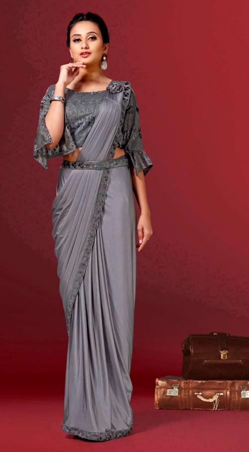 Aamoha Trendz Ready To Wear Designer Saree 1015735-C Price - 1525