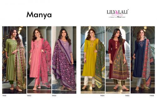 Lily And Lali Manya 11401-11406 Price - 7770