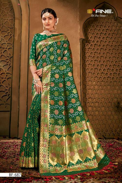 B Fine Saree Bandhini BF-687 Price - 2315
