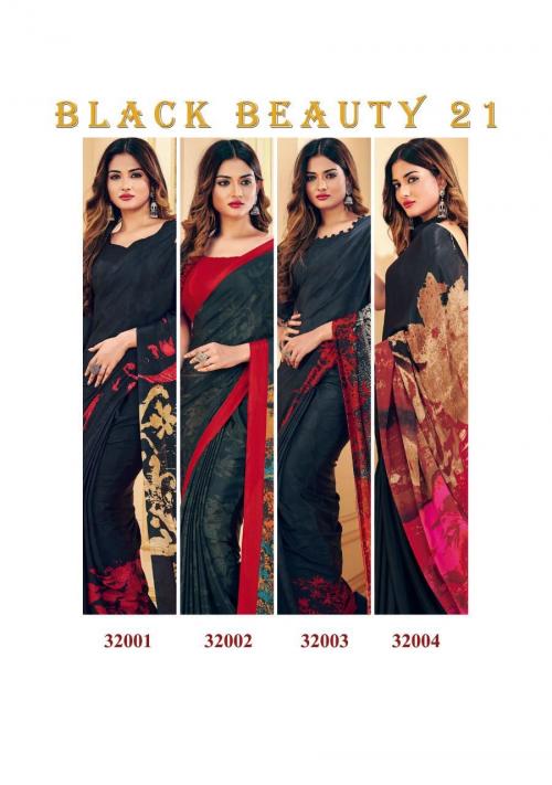 Sushma Saree Black Beauty 32001-32004 Price - 3220