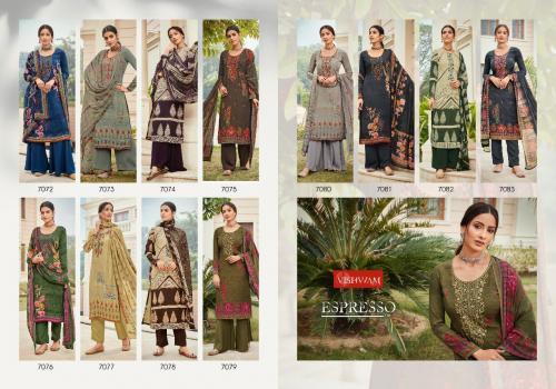 Vishwam Fabrics Espresso 7072-7083 Price - 10500